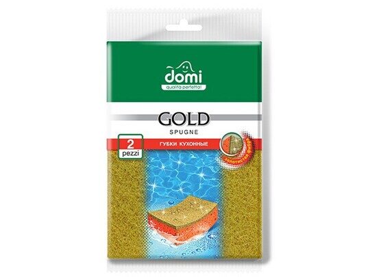 Губки кухонные "GOLD" DOMI